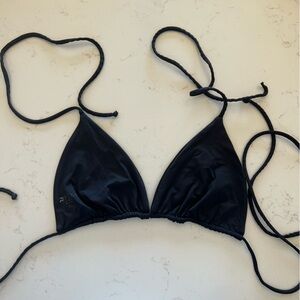 Tavik Black Triangle String Bikini Top